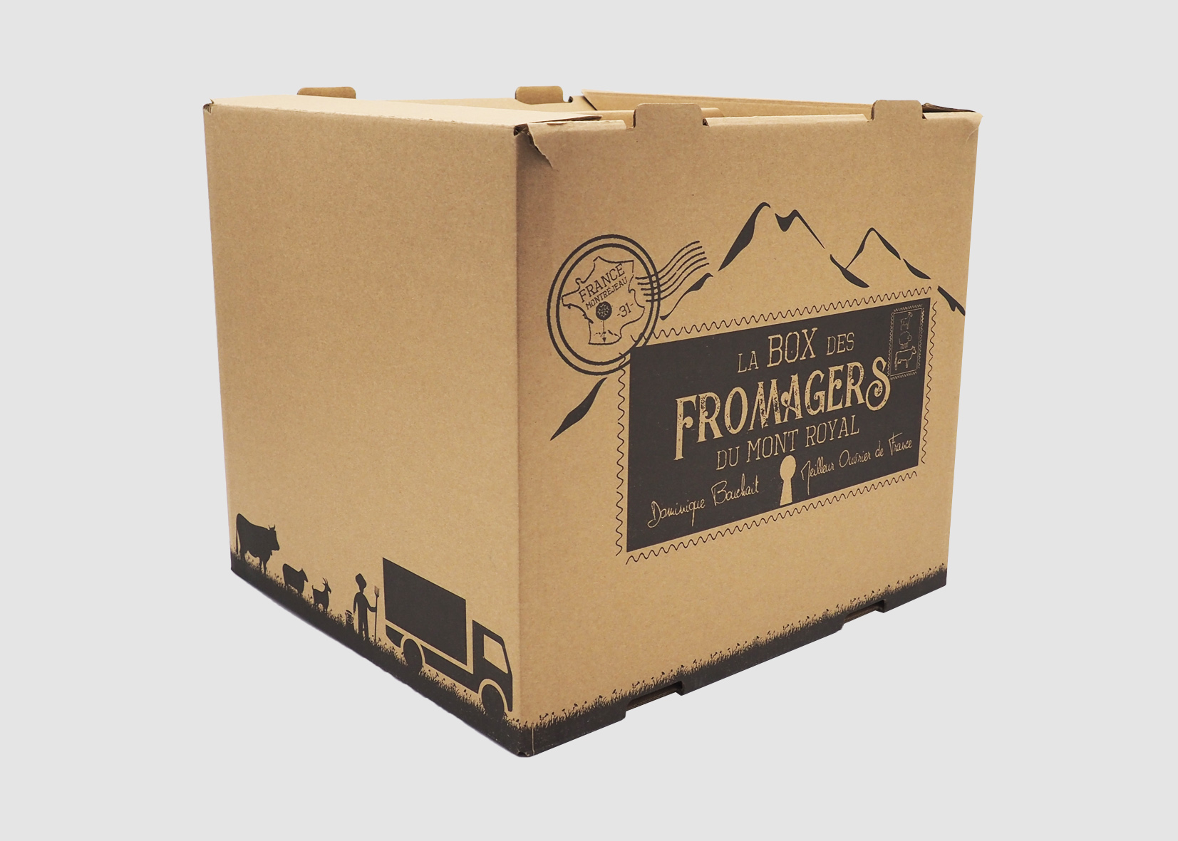 BOX Surprise MIXTE - 1 Kg - Sélection de Fromages - Box en livraison