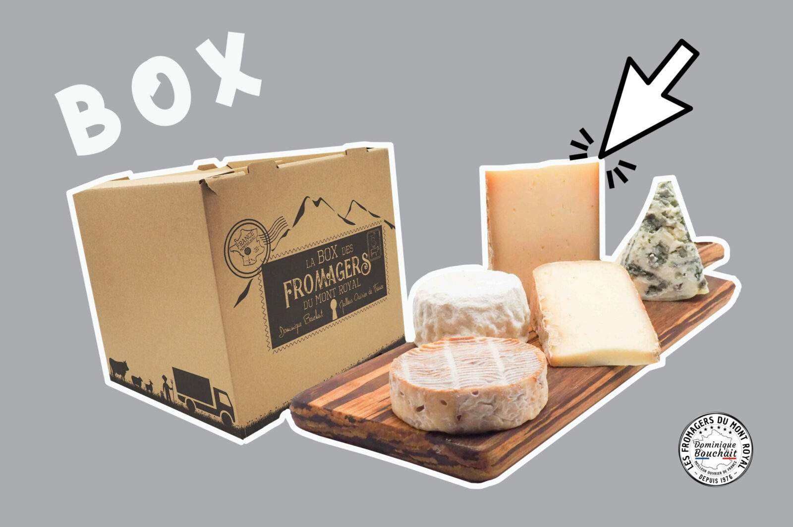 Les avantages de nos Box Fromages en abonnement livrées à votre porte chaque mois !